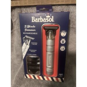 Barbasol T-blade Trimmer Rechargeable 4-combs Zero Gapped